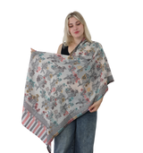 Pure Cashmere Scarf - Garden