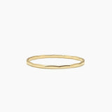 Recycled 14k Gold Textured Band Ring (1.1 mm)