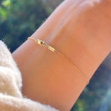 Recycled 14K Gold Barely There Bracelet