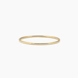Recycled 14k Gold Smooth Band Ring (1.1 mm)