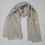 Pure Cashmere Scarf - Plume