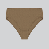 Compostable Organic Cotton High-Waist Brief (8 Color Options)