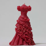 Coconut Soy Wax Ruffled Elegance Candle - Small