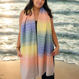 Pure Cashmere Scarf - At the Beach
