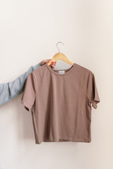 Ginger Snap Mom Cropped Tee