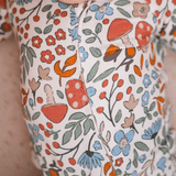 Convertible Bamboo Zip Romper - Fall Floral