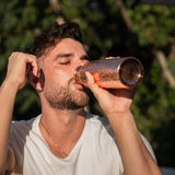 Handmade Polished Pure Copper Ayurvedic Water Bottle