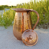 Handmade Pure Copper Ayurvedic Water Pitcher