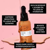 Collagen Boosting Vegan Organic Coffee Face Oil