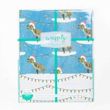 Dino Lights Eco Gift Wrap (Double Sided)