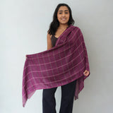 Pure Cashmere Scarf - Classic Check