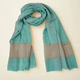 Pure Cashmere Scarf - Lagoon