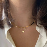 Recycled Sterling Silver Wishbone Necklace