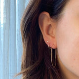Recycled Sterling Silver Huggie Hoops