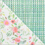 Winter Floral Eco Gift Wrap (Double Sided)