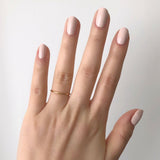 Recycled 14k Gold Smooth Band Ring (1.1 mm)