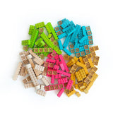 Colored Eco Bricks - 54 Pieces
