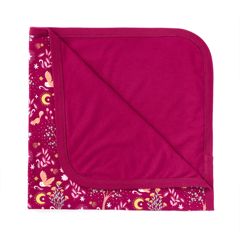 Bamboo Blend 2-ply Receiving Blanket - Woodland Dreams