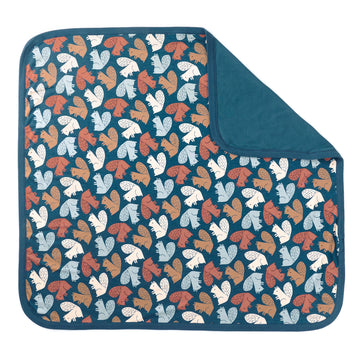 Bamboo Blend 2-ply Receiving Blanket - Squirrel Scurry