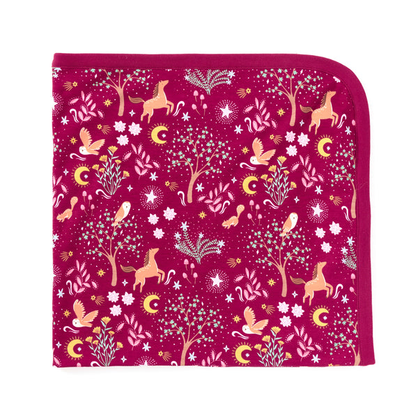 Bamboo Blend 2-ply Receiving Blanket - Woodland Dreams