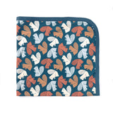 Bamboo Blend 2-ply Receiving Blanket - Squirrel Scurry