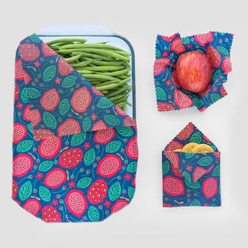 Meli Wraps Beeswax Food Wrap - Dragonfruit