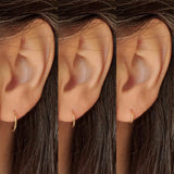 Recycled 14k Gold Huggie Hoops