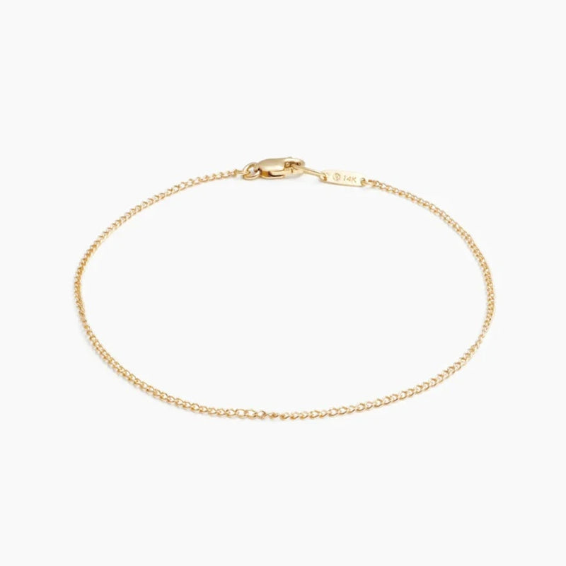 Recycled 14K Gold Barely There Bracelet