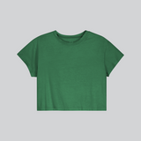 Compostable Organic Cotton Crop Top (9 Color Options)