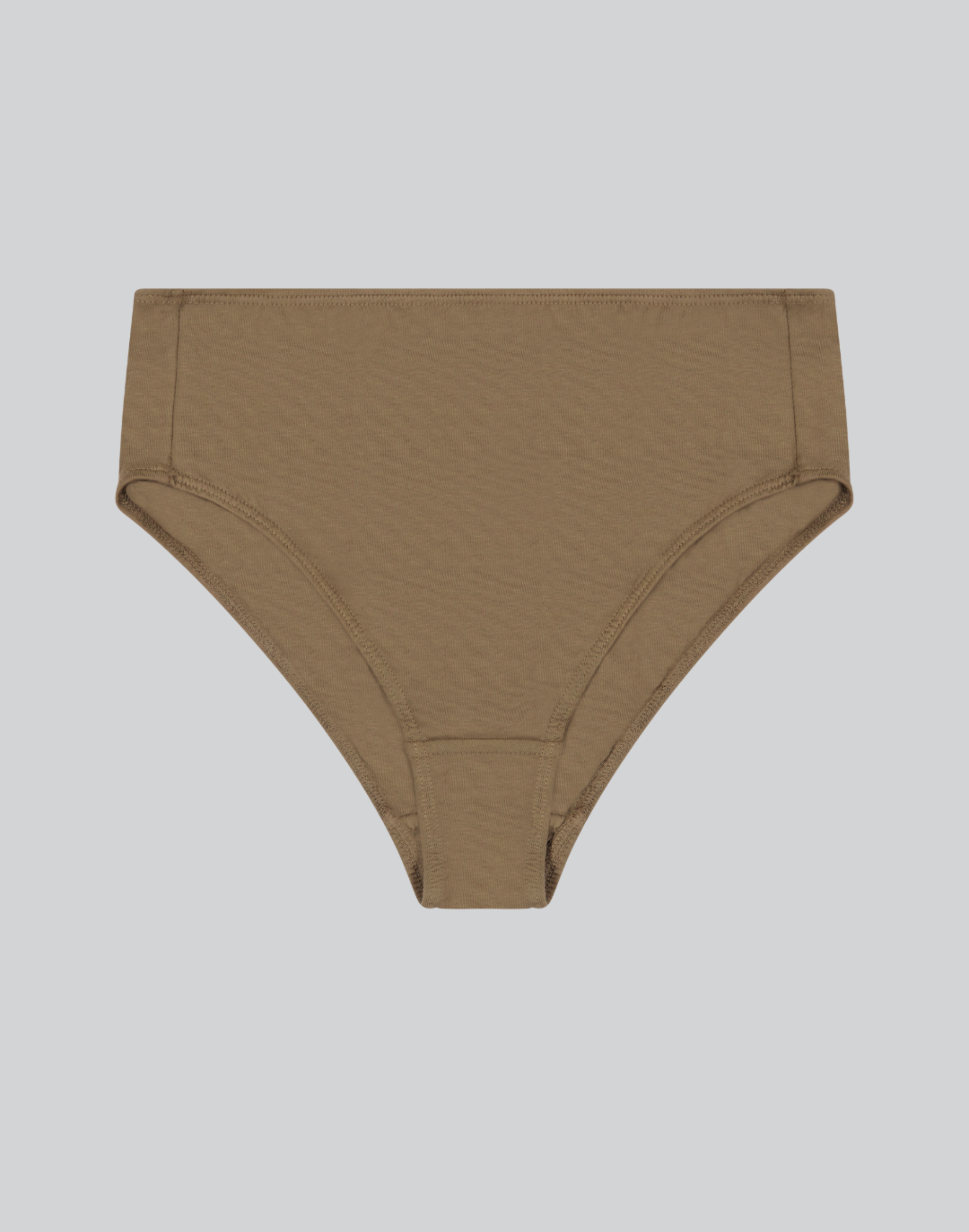 Compostable Organic Cotton High-Waist Brief (8 Color Options)