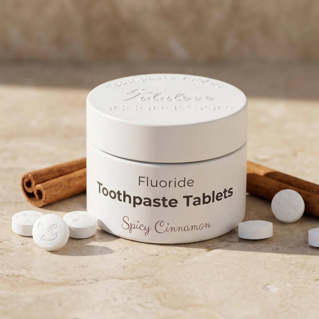 Fluoride Cinnamon Toothpaste Tablets