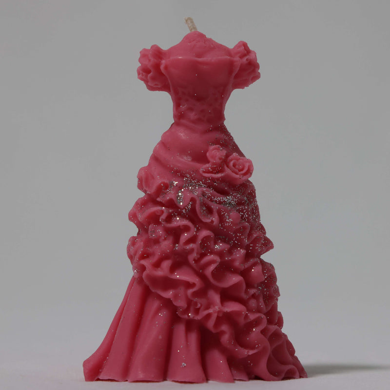 Coconut Soy Wax Ruffled Elegance Candle - Small