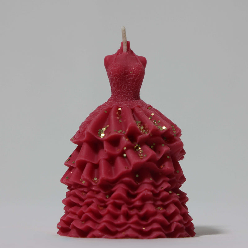 Coconut Soy Wax Glamour Gown Candle - Medium