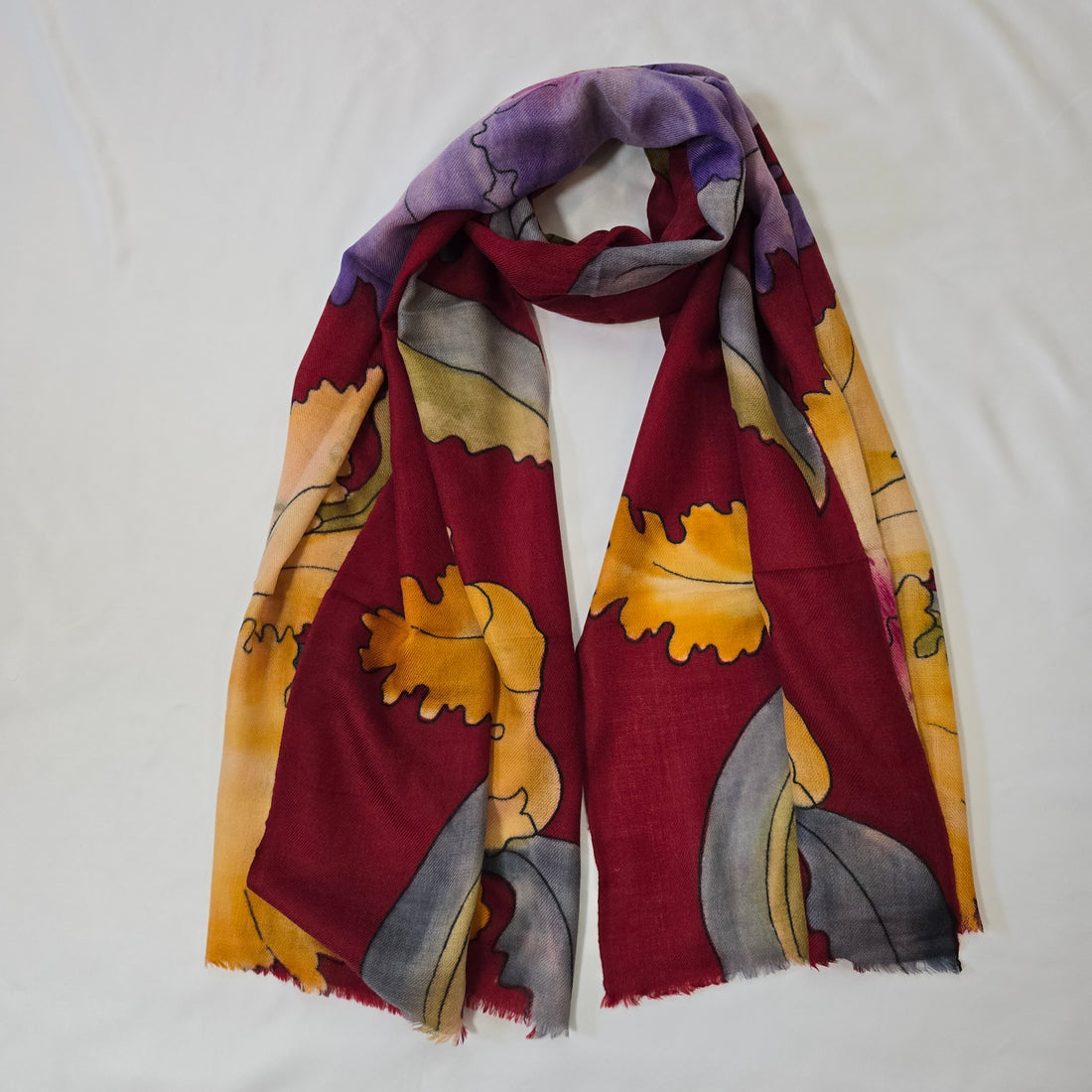 Pure Cashmere Scarf - Bloom