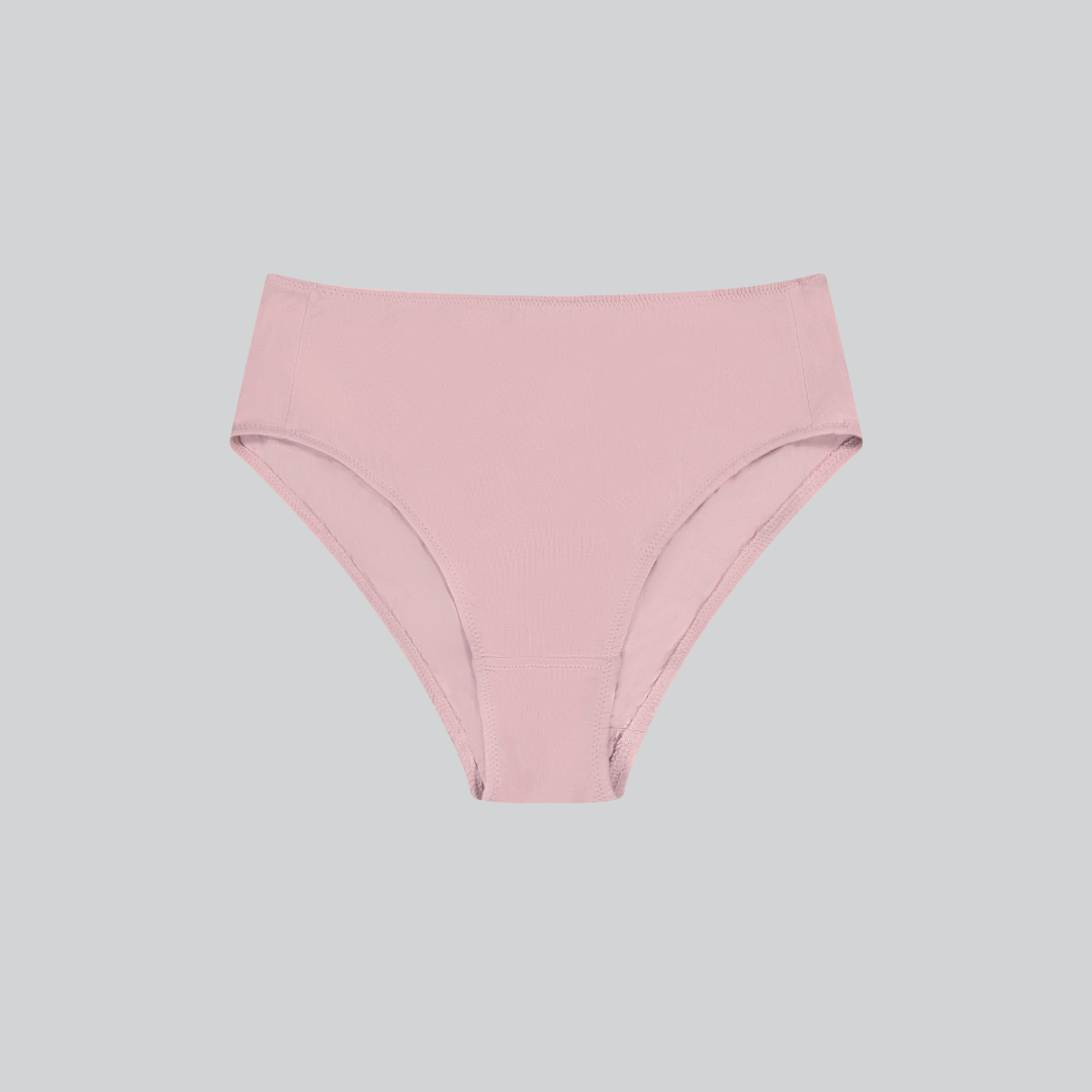 Compostable Organic Cotton High-Waist Brief (8 Color Options)
