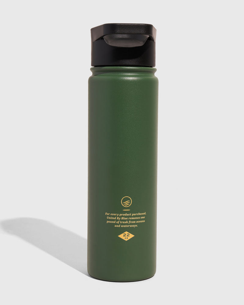 Insulated Stainless Steel Bottle - 22 Oz