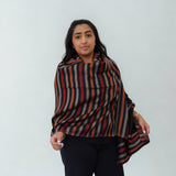 Pure Cashmere Scarf - Statement Stripe