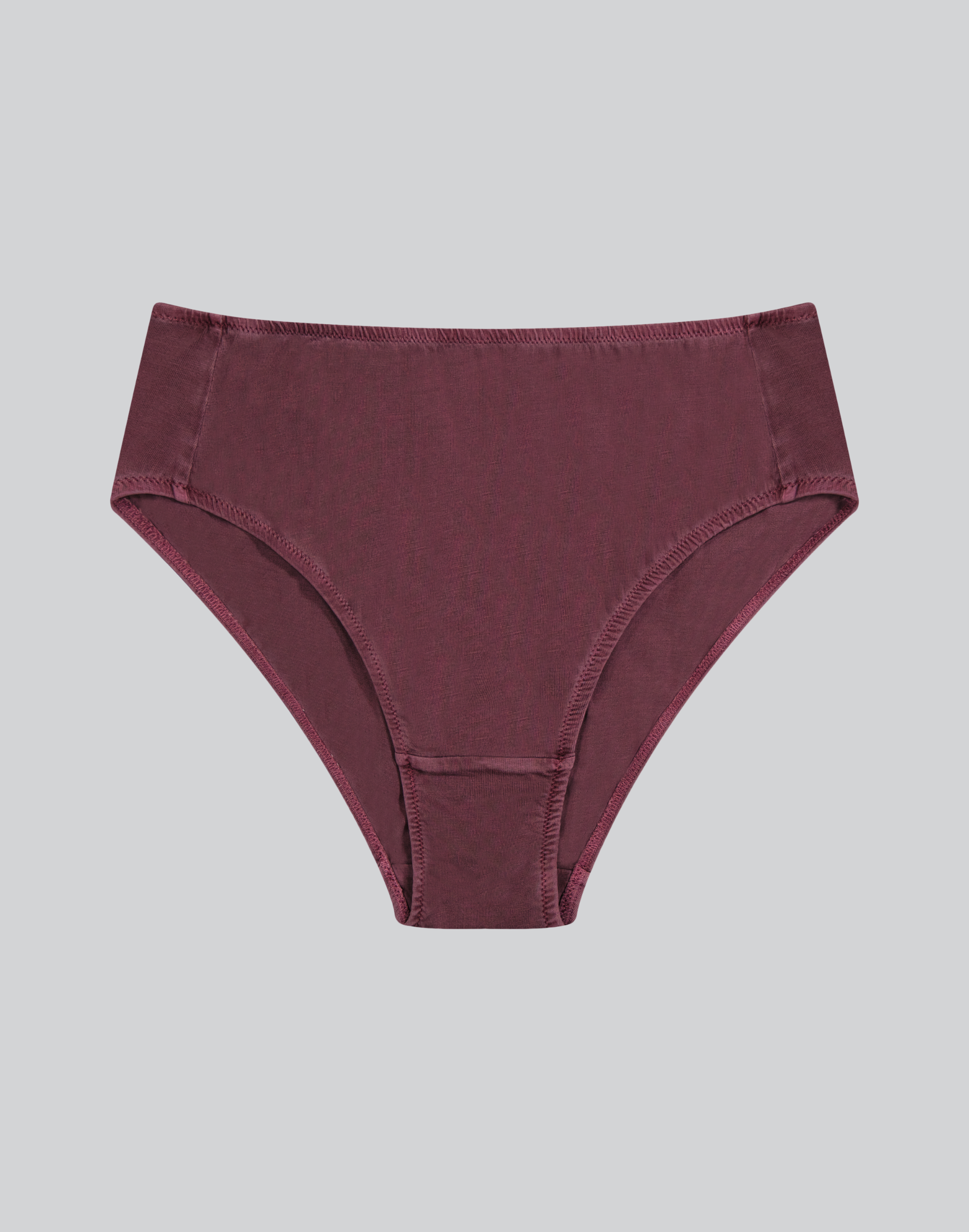 Compostable Organic Cotton High-Waist Brief (8 Color Options)
