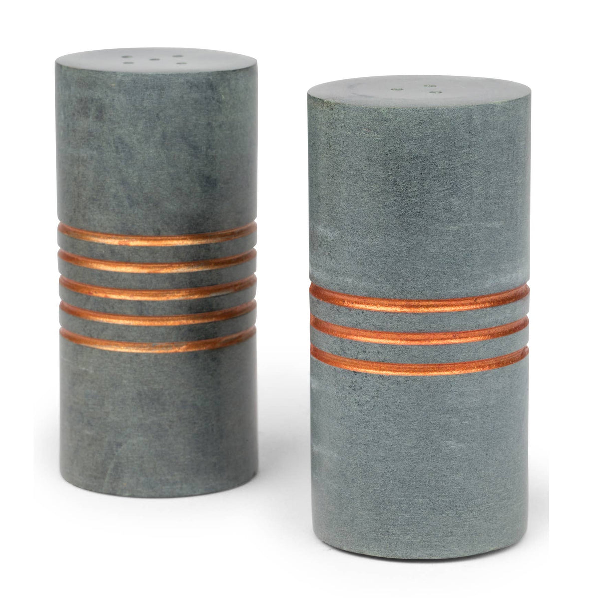Stone Salt & Pepper Shakers