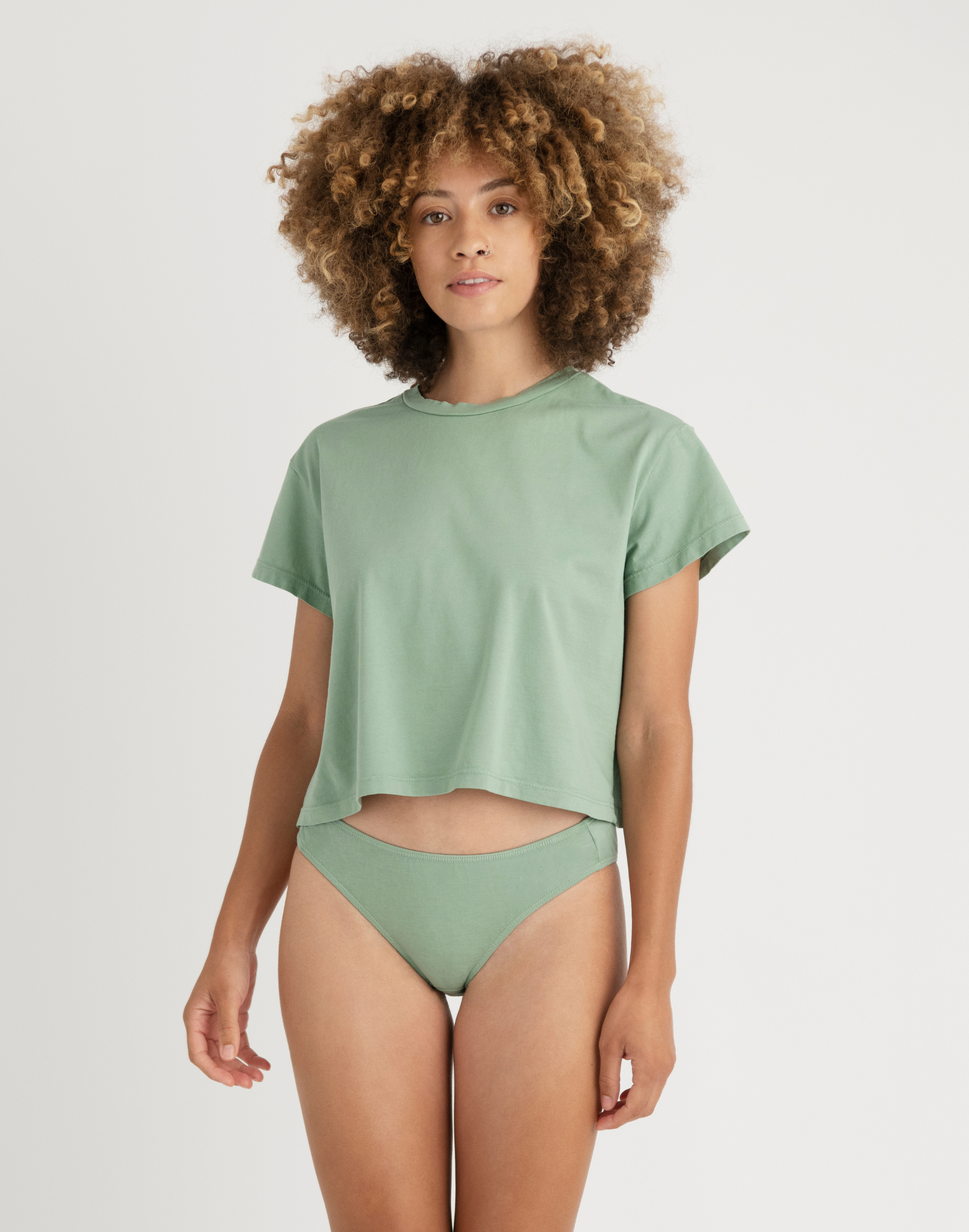 Compostable Organic Cotton Bikini (4 Color Options)