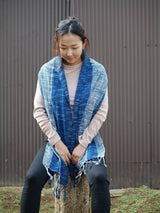 Handcrafted Indigo Scarf