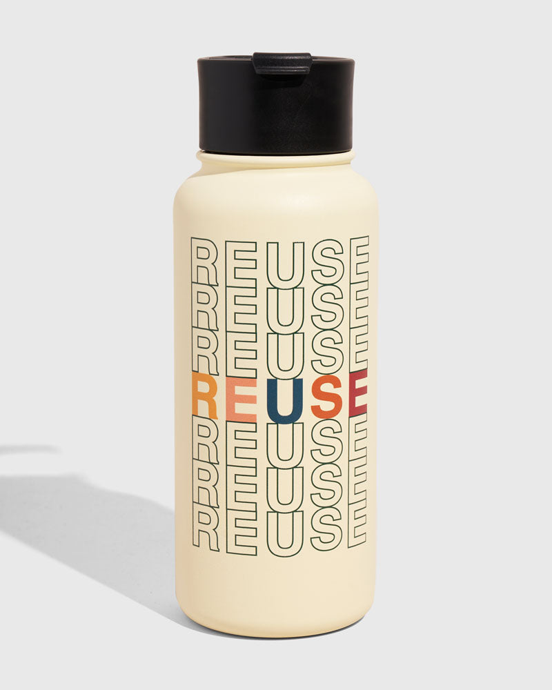 Insulated Stainless Steel Bottle - 32 Oz
