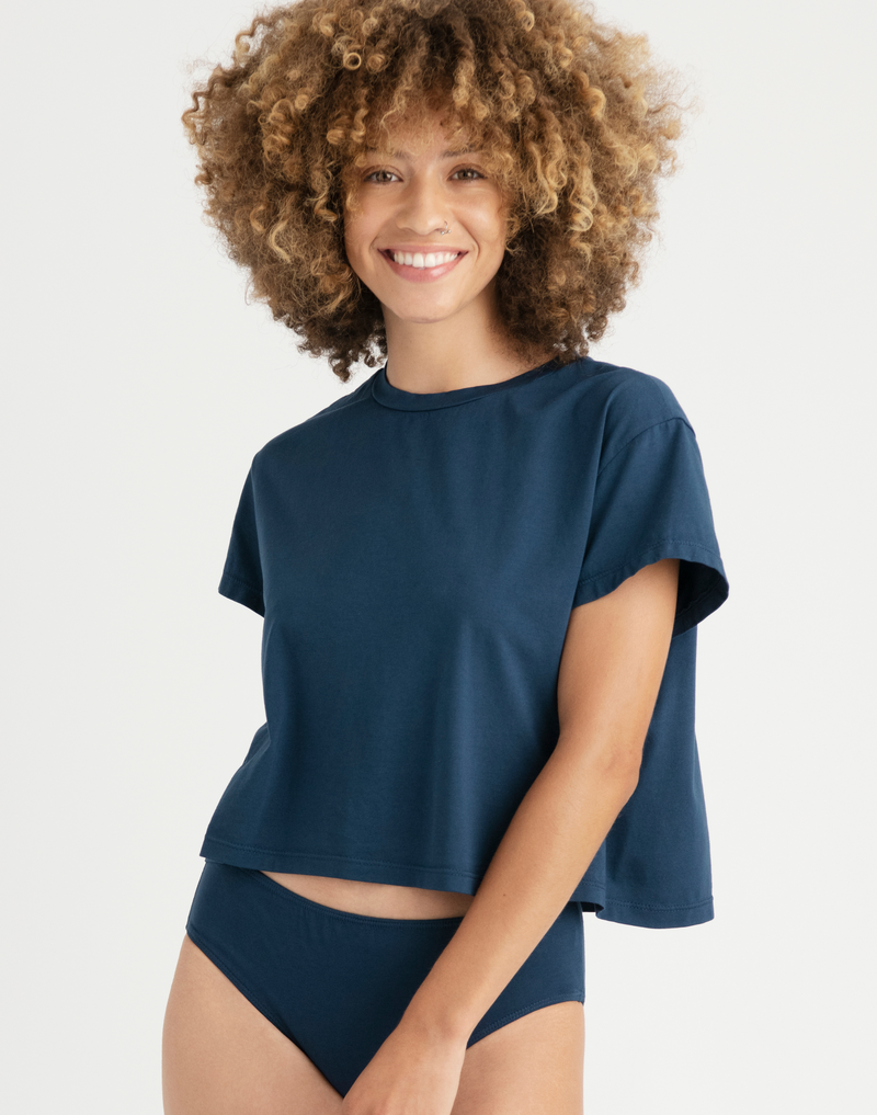 Compostable Organic Cotton Crop Top (9 Color Options)