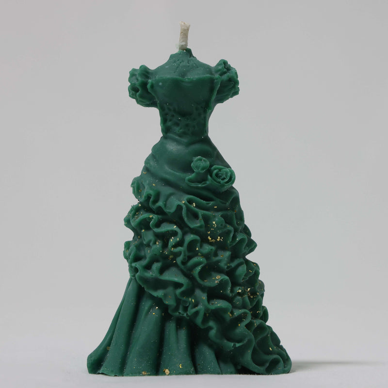 Coconut Soy Wax Ruffled Elegance Candle - Small