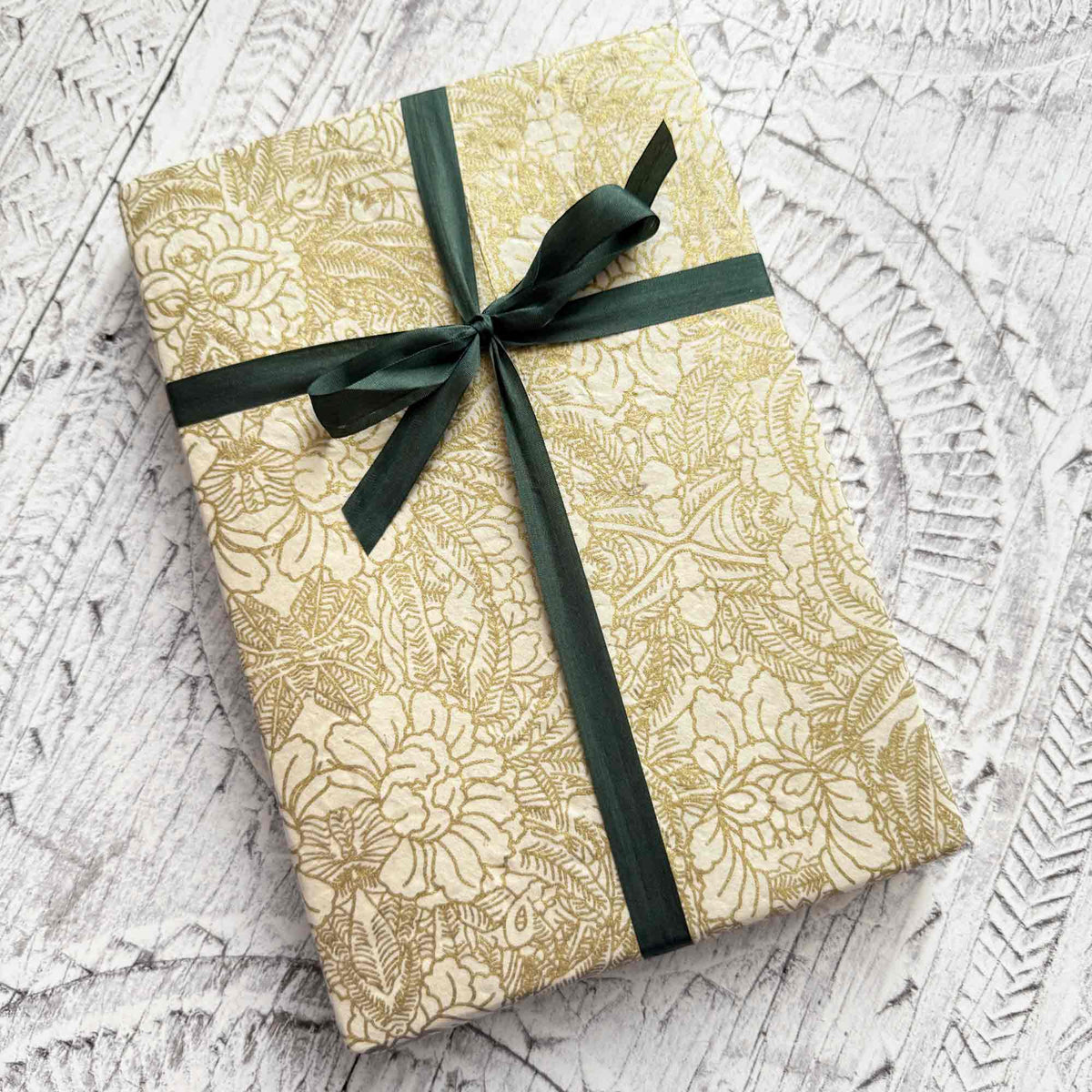 Handmade Lokta Wrapping Paper - Fiore