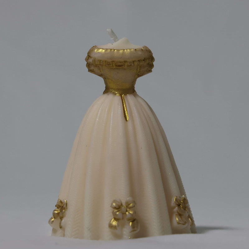 Coconut Soy Wax Queen Gown Candle - Large