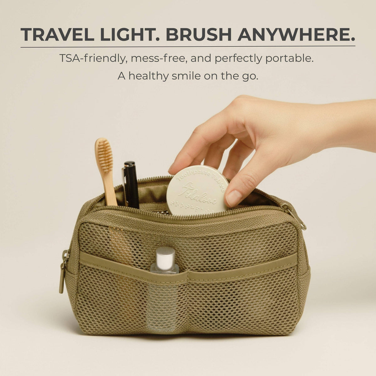 Fluoride Cool Mint Toothpaste Tablets
