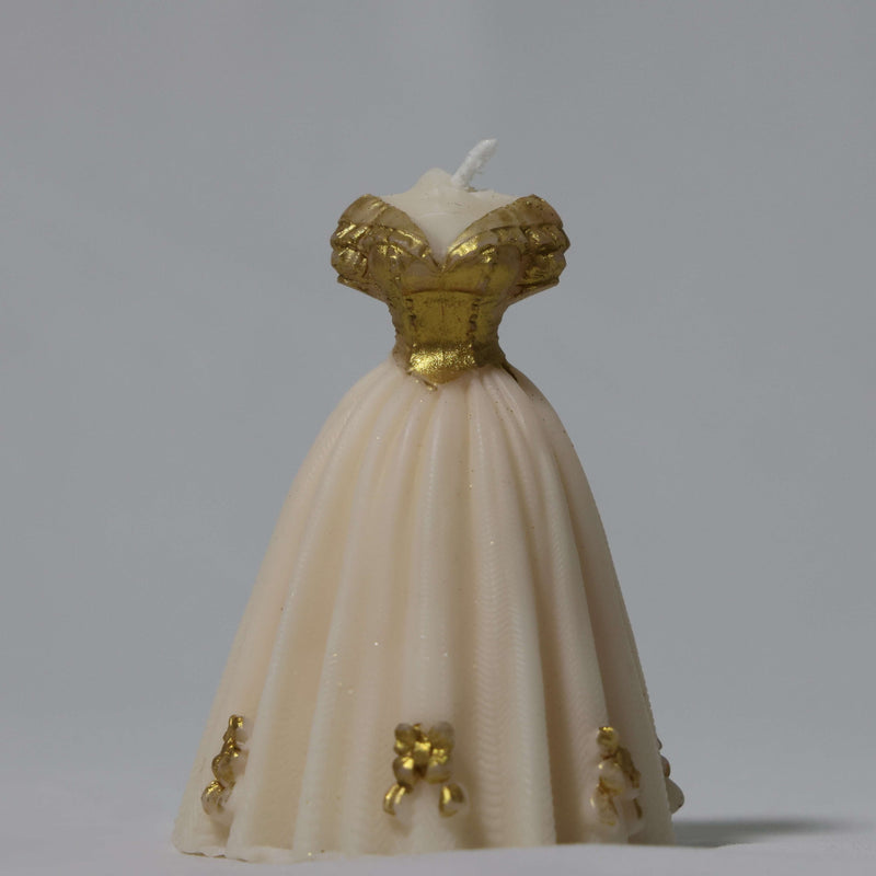 Coconut Soy Wax Queen Gown Candle - Large