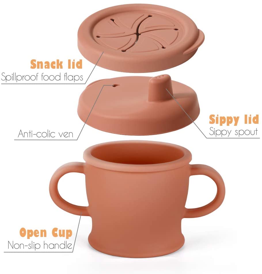 Haakaa Silicone Sip & Snack Cup