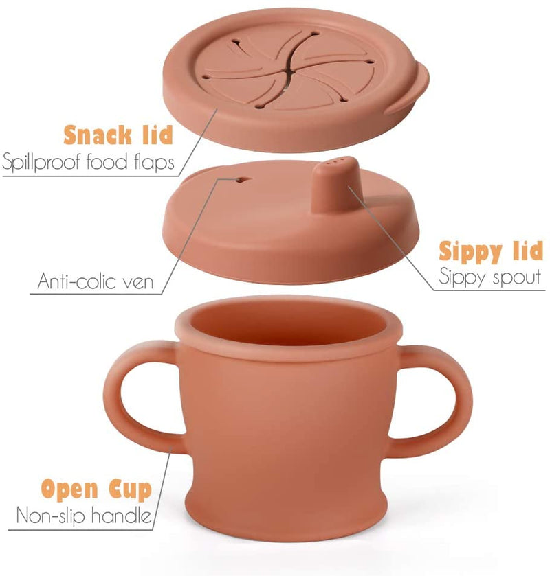 Haakaa Silicone Sip & Snack Cup